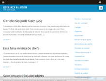Tablet Screenshot of lideranca.aaldeia.net