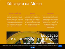 Tablet Screenshot of educacao.aaldeia.net
