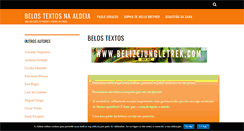 Desktop Screenshot of belostextos.aaldeia.net