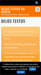 Mobile Screenshot of belostextos.aaldeia.net