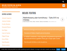 Tablet Screenshot of belostextos.aaldeia.net